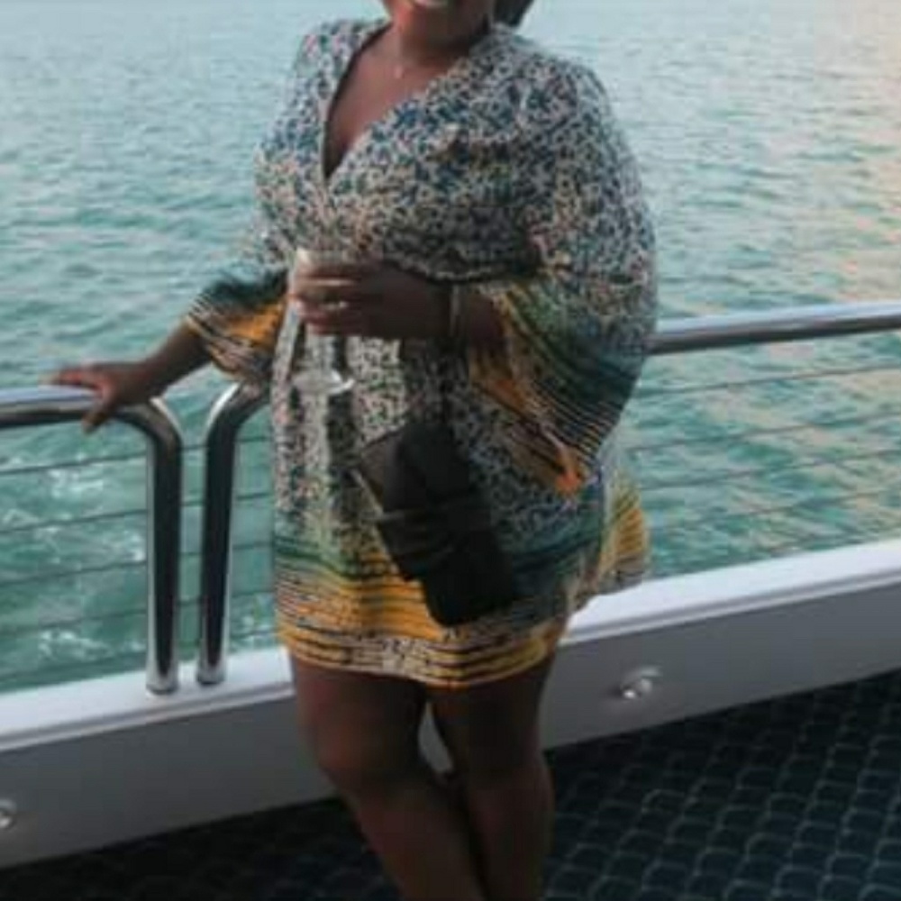 Like New 👘 Kimono sleeve Mel & jo dress sz XL